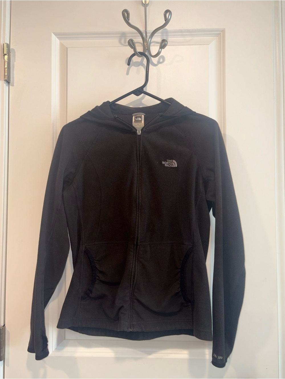 The North Face Black Full-Zip Fleece Hoodie
